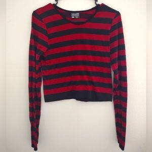Killstar striped long sleeve top